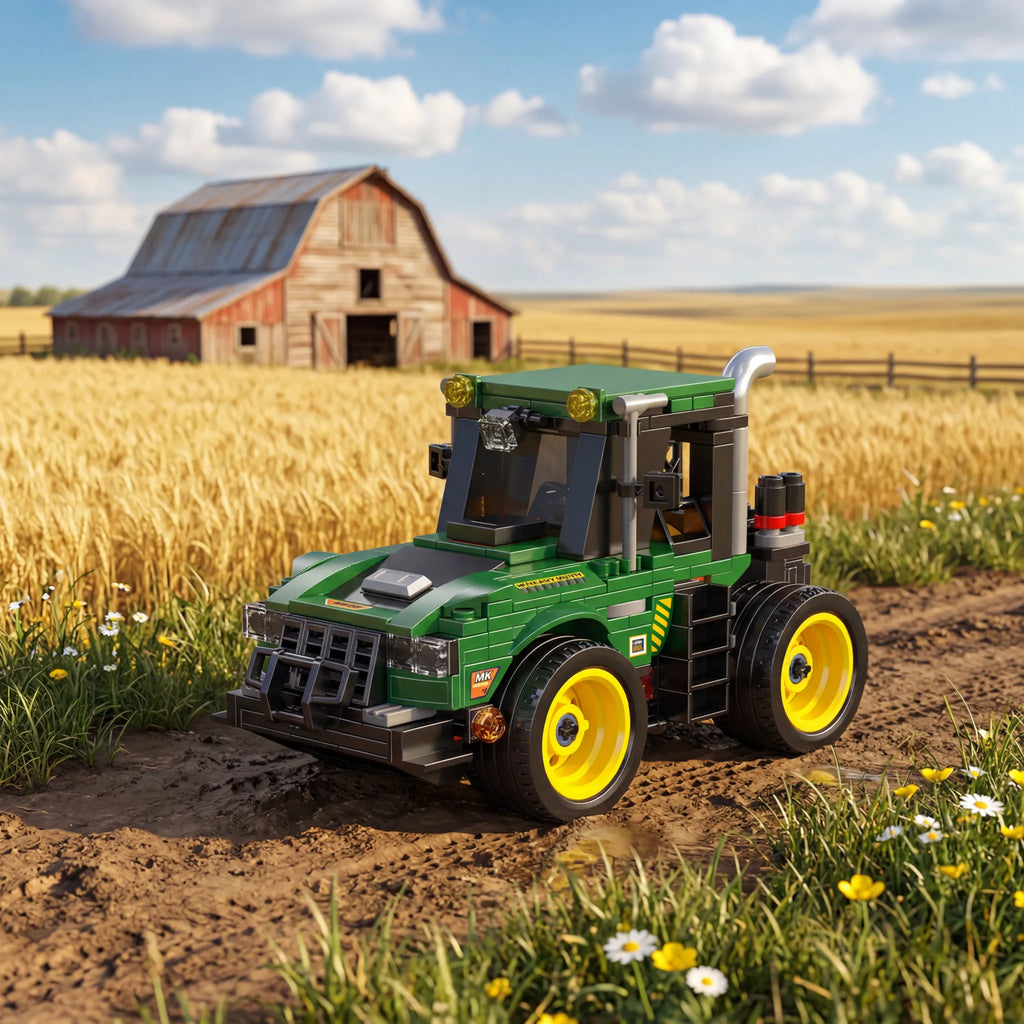 🚜 Mini Engineering Farm Tractor Building Blocks | Build a Little Piece of Farm Life
