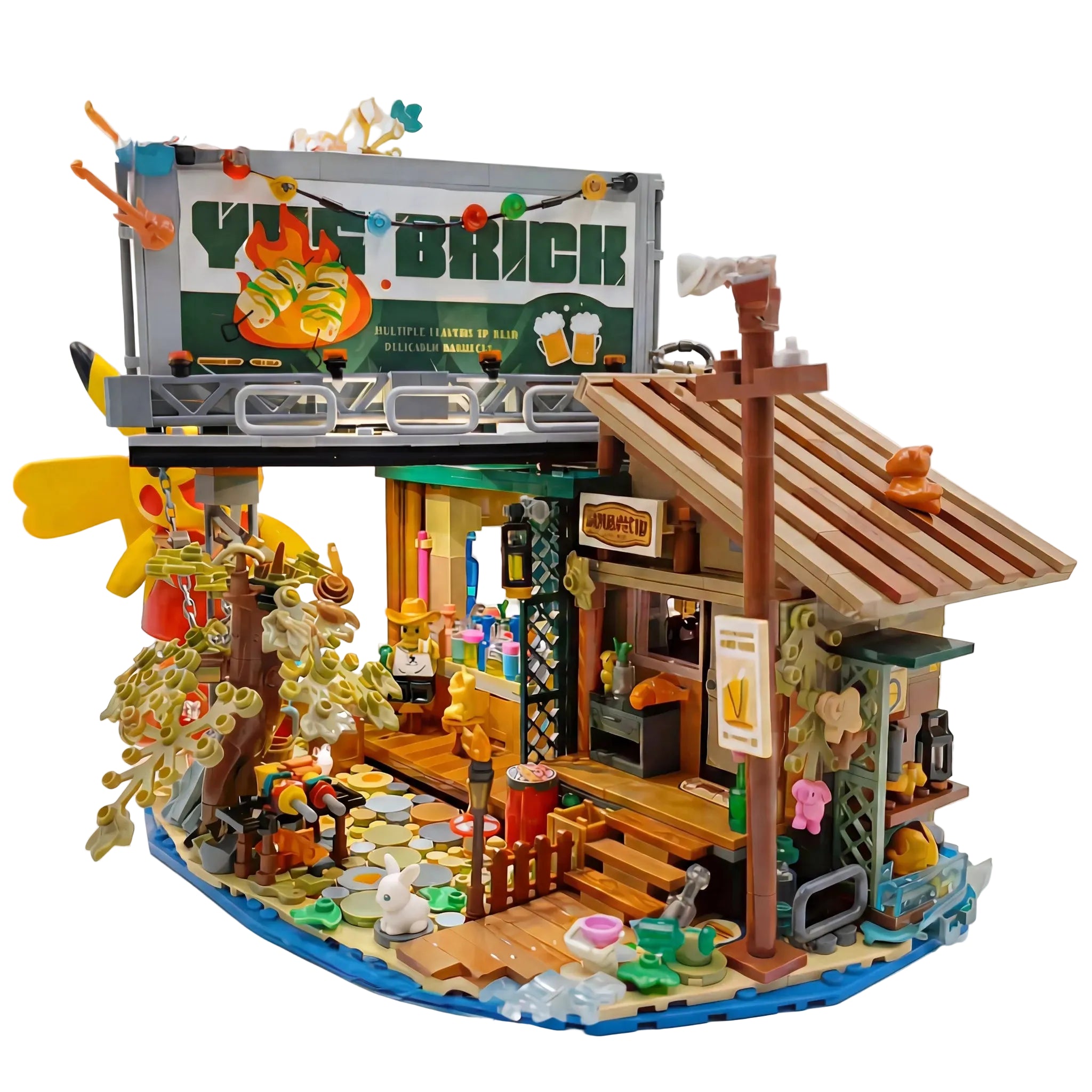🍹 Jungle Bar Building Blocks | Build a Little Memory of Tropical Travel