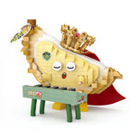 [Hip-Hop Soul] Trendy Pineapple Micro Blocks | Pixel Sunglasses Guitarist Collectible