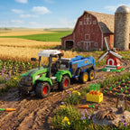 4-in-1 Farm Tractor Building Blocks