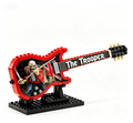 Iron Maiden "The Trooper" 50th Anniversary Electric Guitar Building Block Model Rock Collectible Decor