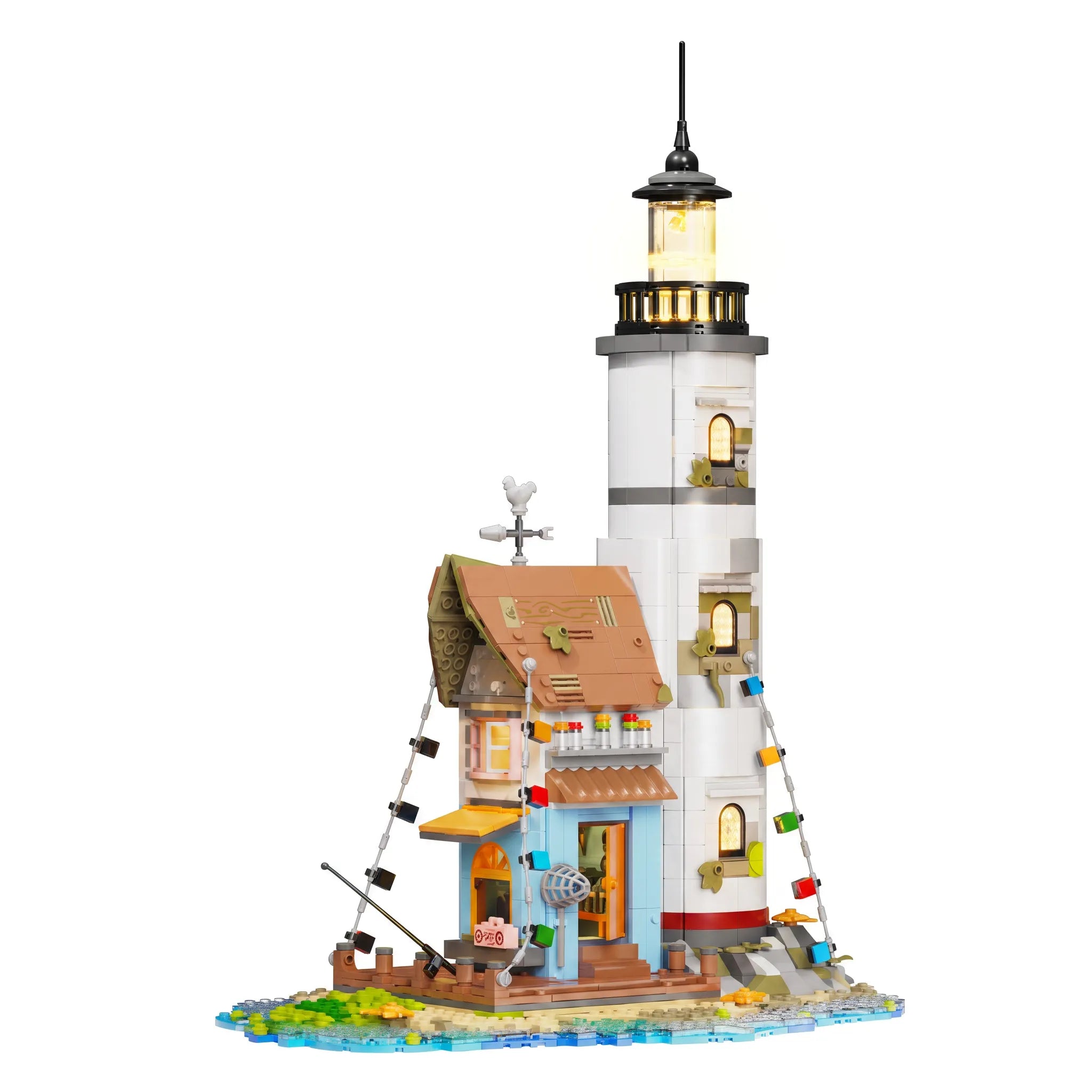 Coastal Lighthouse Building Block Set
