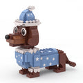 Pajama Dachshund Building blocks Set