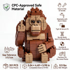 Not Just a Gorilla Building Block Set — A Little Friend for Your Desk 🦍✨