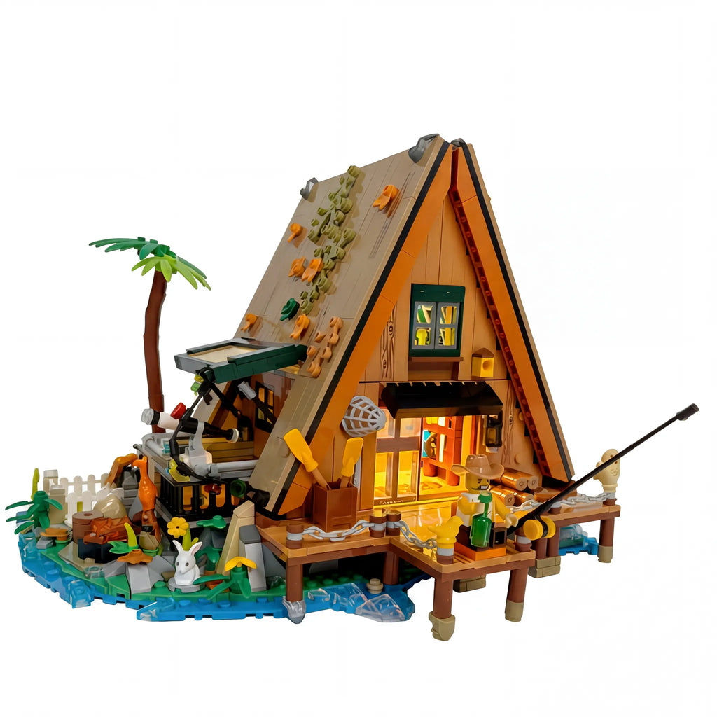 🌲 Jungle Cabin Building Blocks | Build a Little Memory of the Forest