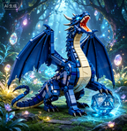 Dungeons & Dragons Storm Dragon & Thunder Edition Building Block Model