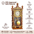 🕰️ Vintage Mechanical Clock Building Blocks | Build Time Into Art
