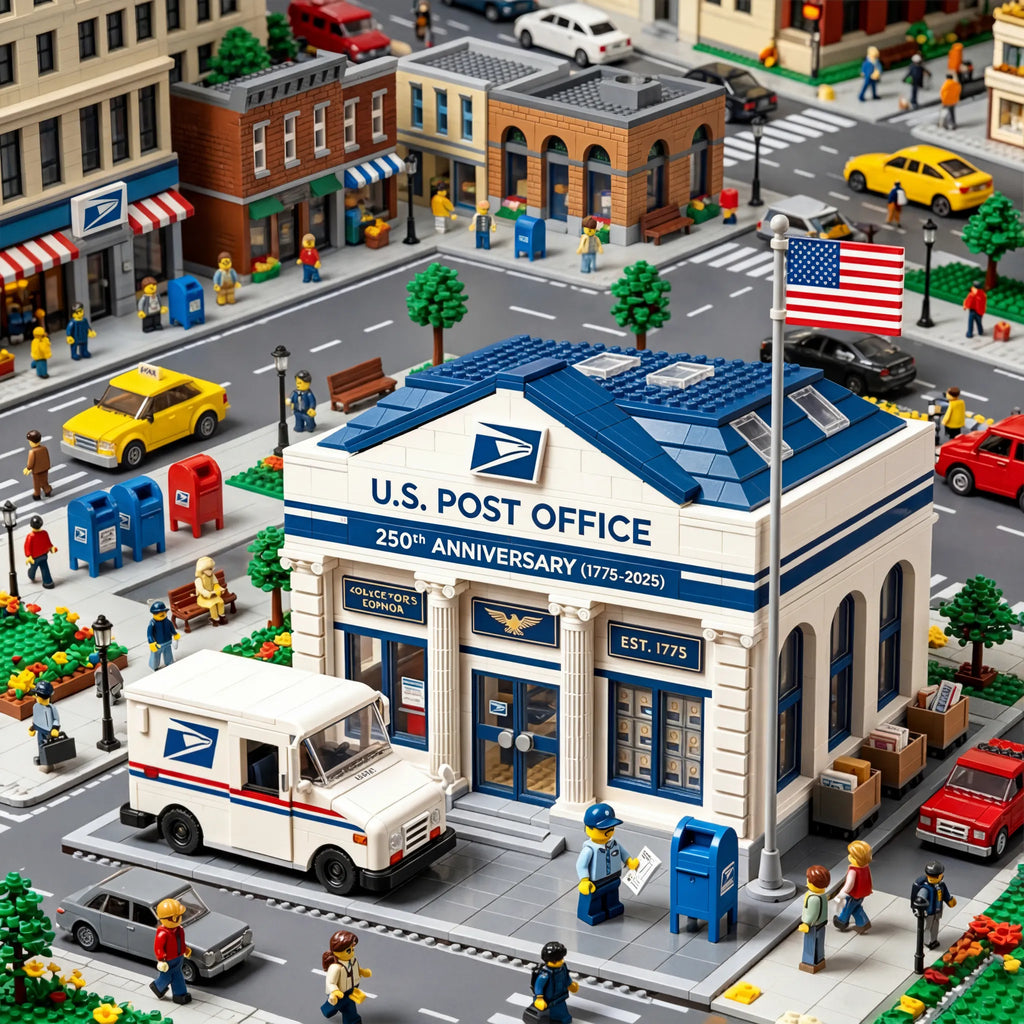 Build Your Own U.S. Post Office | Postal Building Block Set