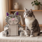 Build The Cat With The Biggest Attitude+ Building Blocks Set
