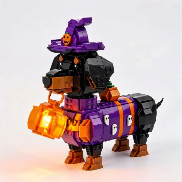 2026 Limited Edition – Halloween Dachshund Brick Set 🎃