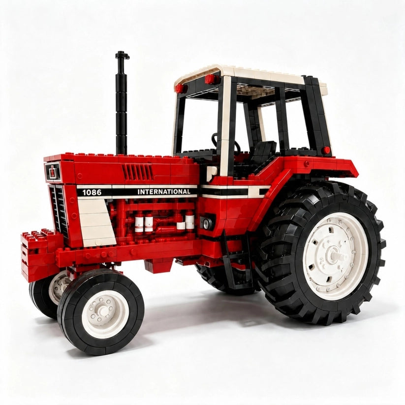 Red Legacy 1086 Farm Tractor Building Set