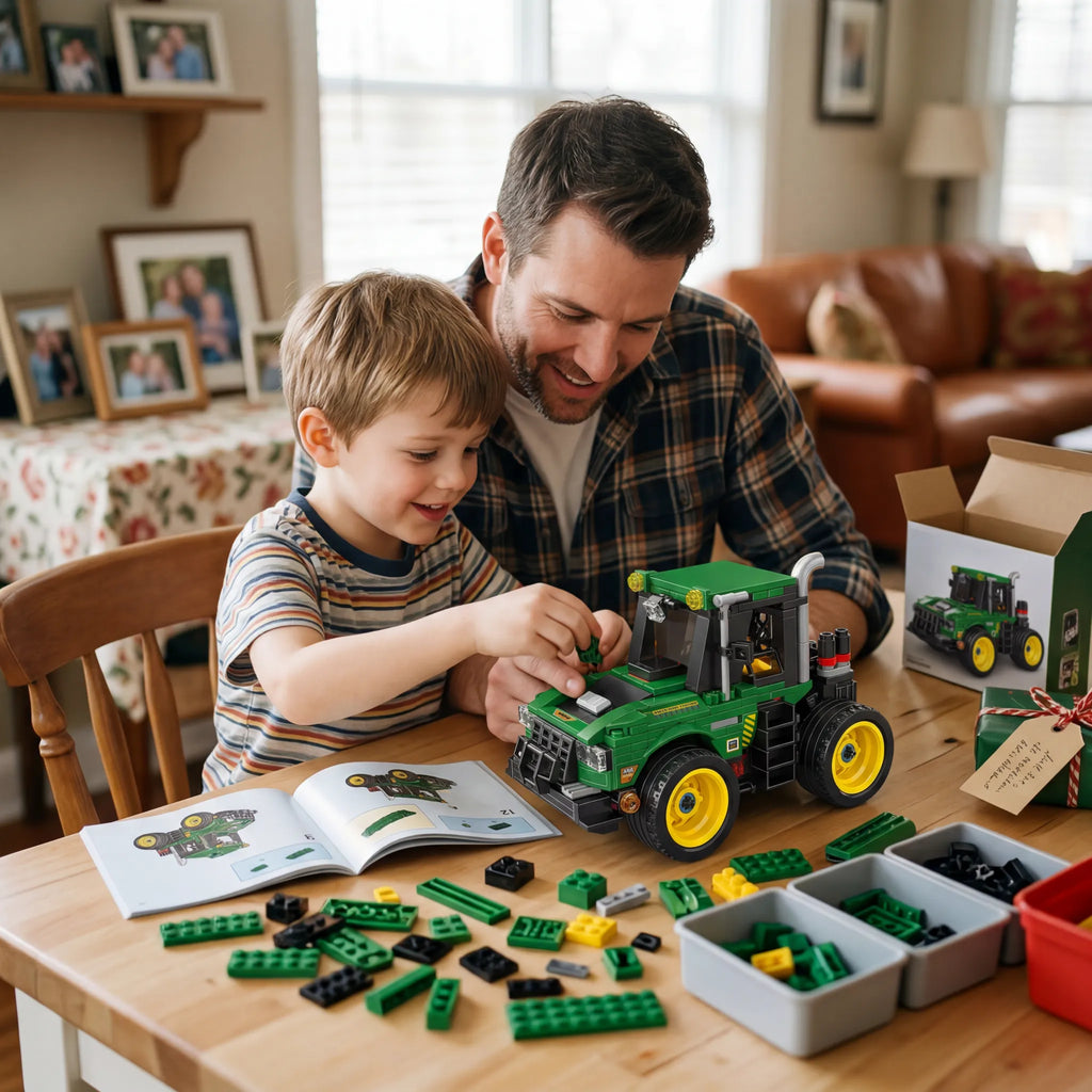 🚜 Mini Engineering Farm Tractor Building Blocks | Build a Little Piece of Farm Life