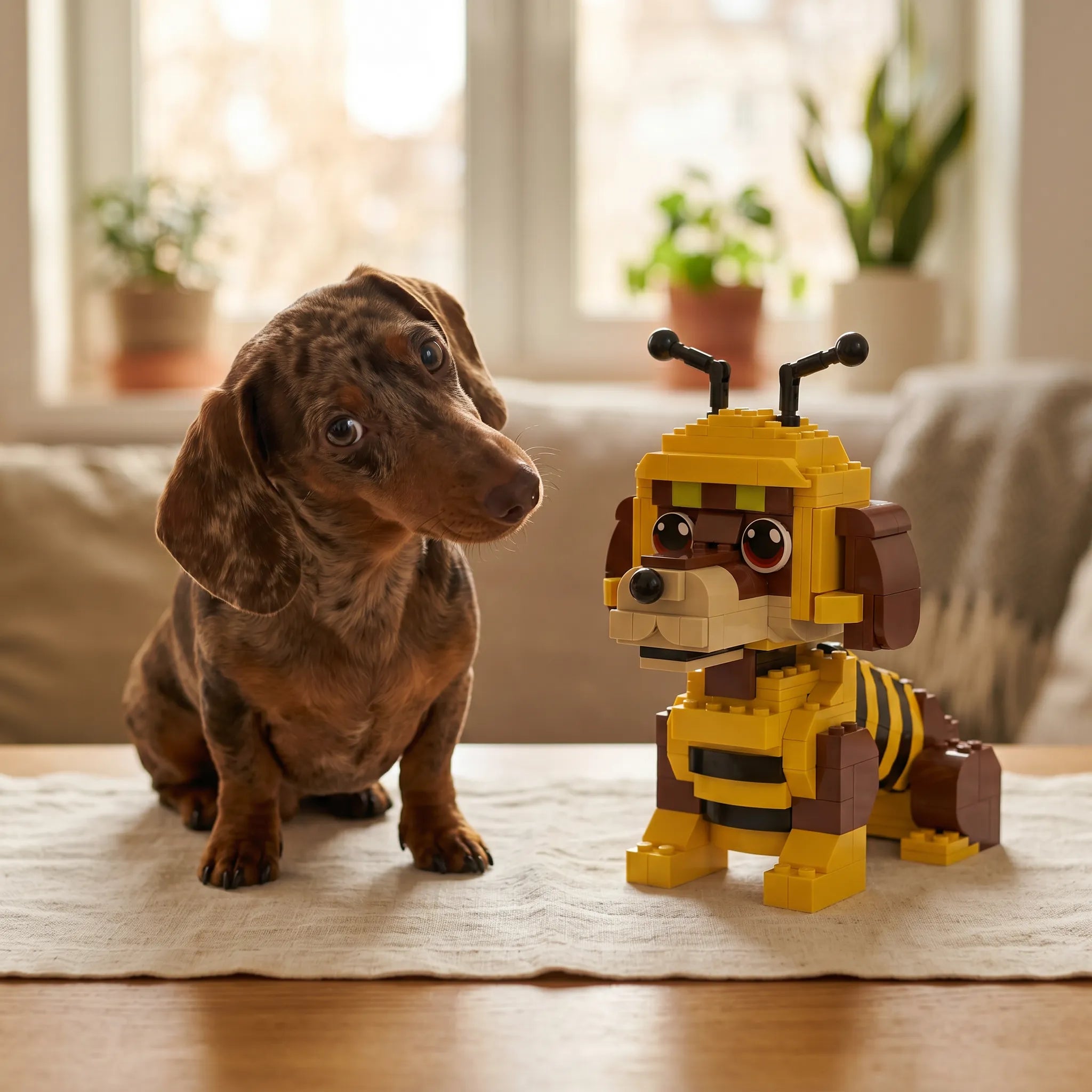 Bumblebee Puppy Building blocks Set