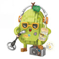 [Hip-Hop Soul] Trendy Pineapple Micro Blocks | Pixel Sunglasses Guitarist Collectible