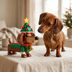 Christmas Dachshund Building blocks Set