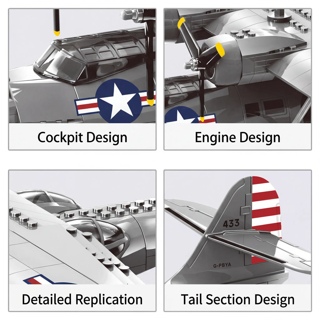 WWII Legend Reborn: PBY-5A Catalina Flying Boat Building Set | Ultimate Military Collector's Display