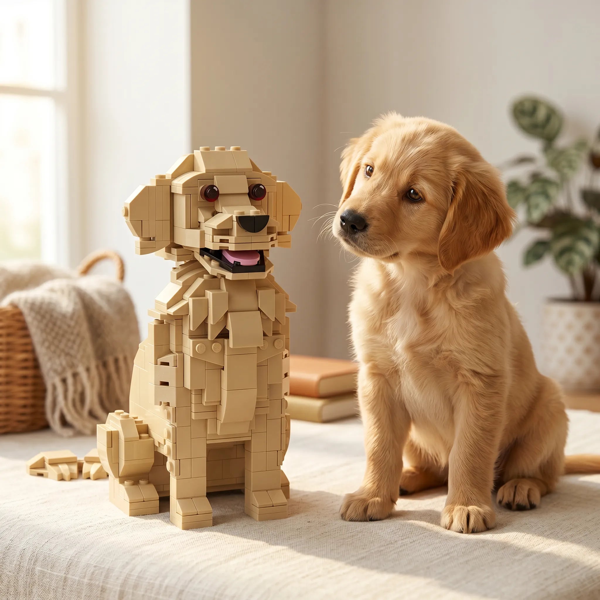 Golden Retriever Building blocks Set