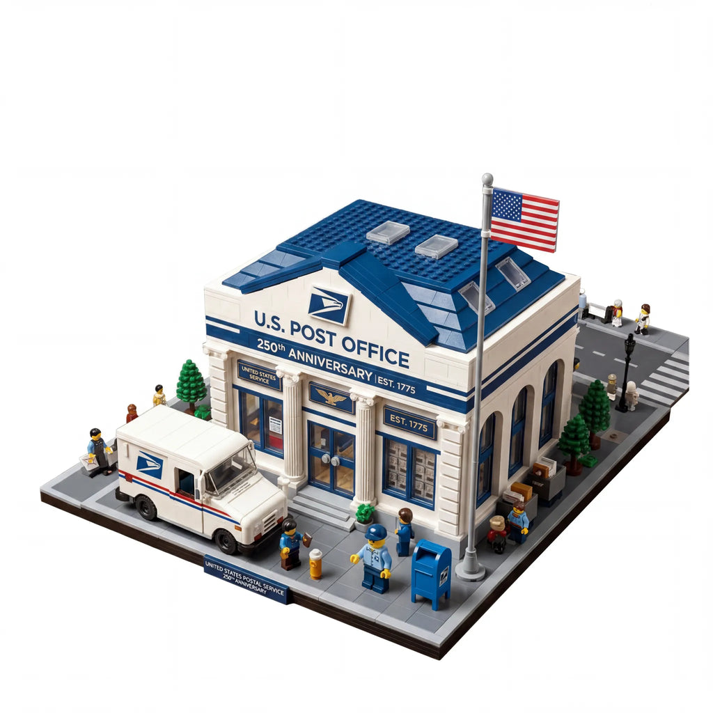 Build Your Own U.S. Post Office | Postal Building Block Set