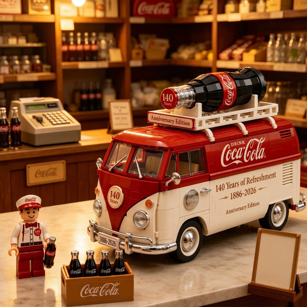 Coca-Cola 140th Anniversary Volkswagen T1 Building Block Kit