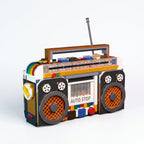 90s Nostalgia Retro Radio Building Block Set