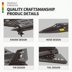 SR-71 Blackbird Reconnaissance Aircraft Building Block Set