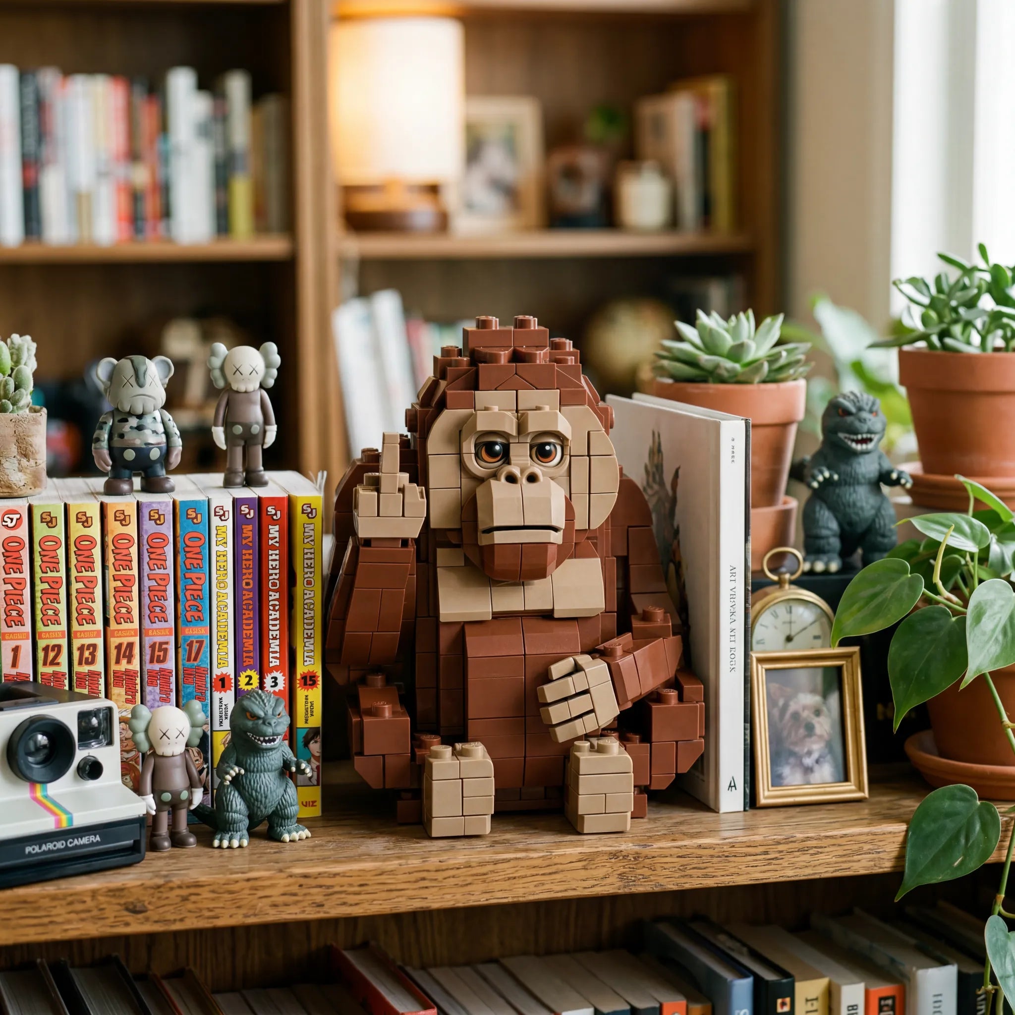 Not Just a Gorilla Building Block Set — A Little Friend for Your Desk 🦍✨