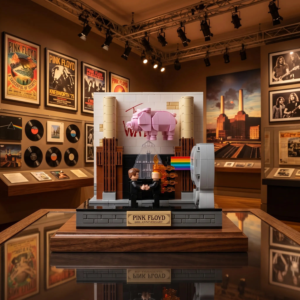 Nostalgic Rock Legend Scene +Building Brick Set
