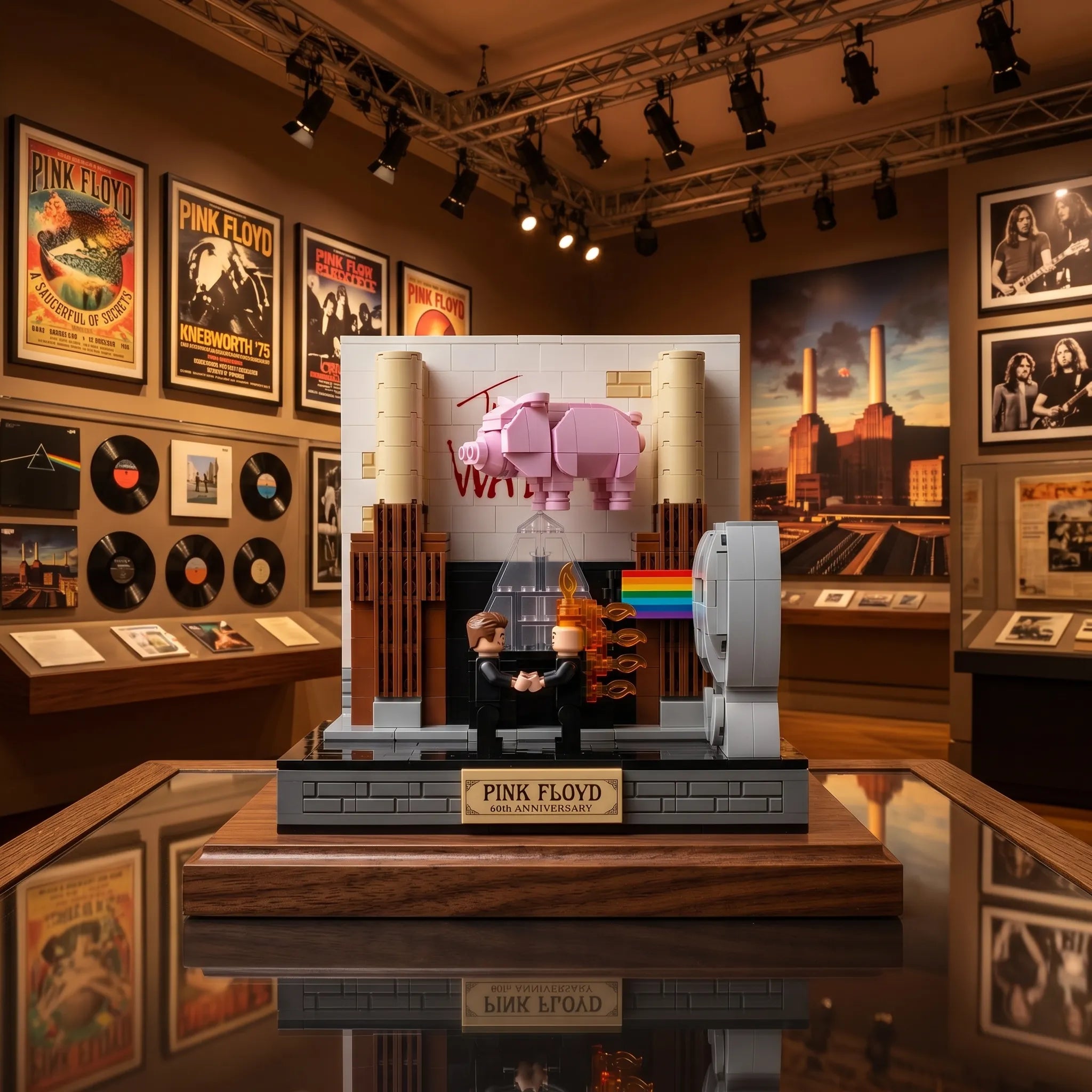Nostalgic Rock Legend Scene +Building Brick Set