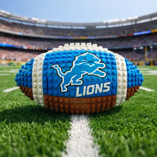 🏈Ultimate Fan Gridiron Football Building Block Set - DIY Collectible Puzzle Toy